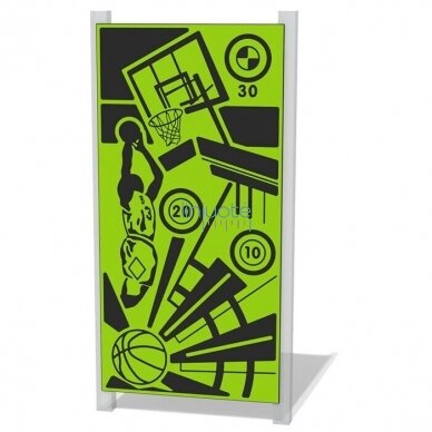 Sporta sieniņa - Basketbols, 1200x2400 mm, FITPBB Sporta sieniņa - Basketbols, 1200x2400 mm, FITPBB