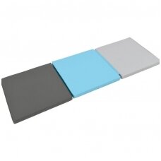 3 dalių mėlynai pilkas čiužinys - kilimėlis - MED, 101829