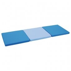 3 dalių mėlynas čiužinys - kilimėlis - MED, 101009