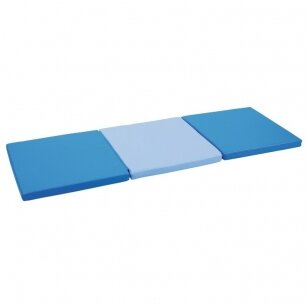 3 dalių mėlynas čiužinys - kilimėlis - MED, 101009