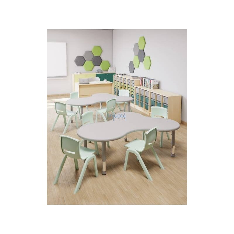 Plastikinė kėdė Motylek 3 mėtų spalvos 2