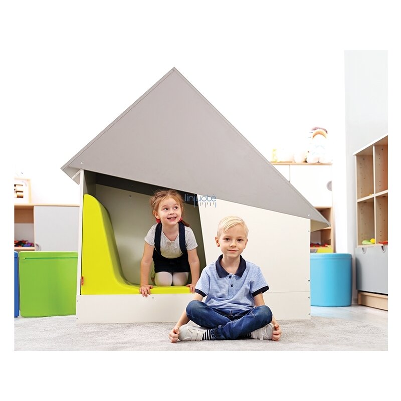 Cubo. Garso slopinanti slėptuvė balta-pilka 2 Cubo. Garso slopinanti slėptuvė balta-pilka 2