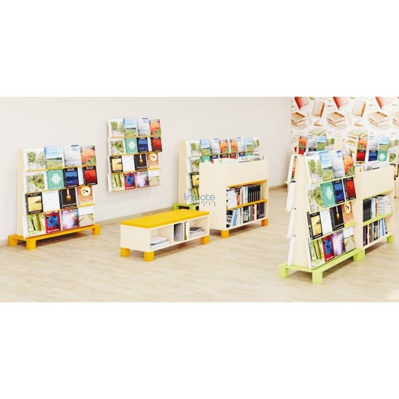 Dvipusė bibliotekėlė 1. Žalia. Fresh kolekcija 2 Dvipusė bibliotekėlė 1. Žalia. Fresh kolekcija 2