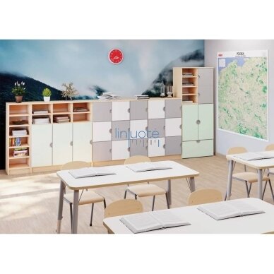 Cubo durys su užraktu. Žemos. Baltos 3 Cubo durys su užraktu. Žemos. Baltos 3