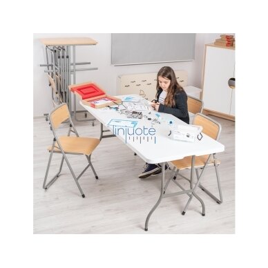 Sulankstomas plastikinis stalas. Slim 3