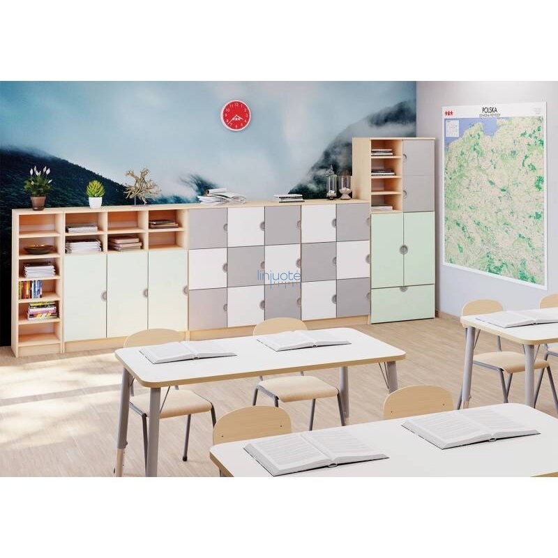 Cubo durys su užraktu. Žemos. Baltos 3 Cubo durys su užraktu. Žemos. Baltos 3