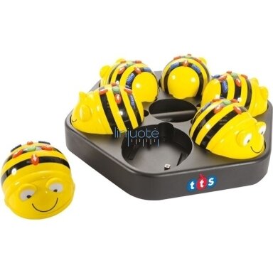 6 ROBOTŲ - BITUTĖ "BEE-BOT" SU ĮKROVIMO STOTELE RINKINYS, 356081 6 ROBOTŲ - BITUTĖ "BEE-BOT" SU ĮKROVIMO STOTELE RINKINYS, 356081