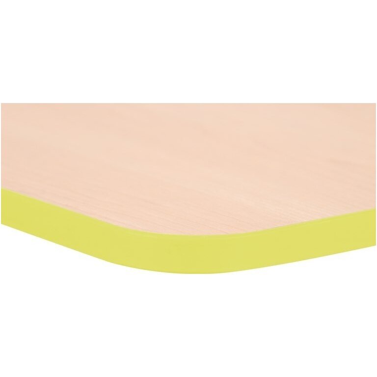 Taisnstūra galds "Quadro" 115x65 ar regulējama augstuma kājām, kļavas krāsā 5