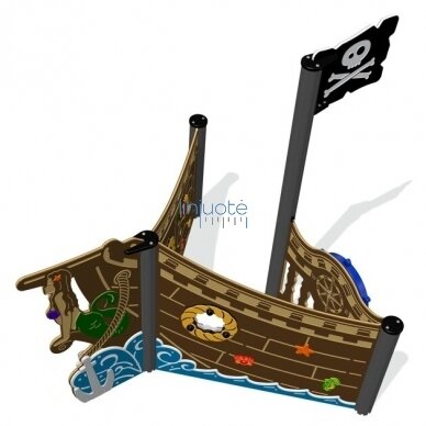 Shiver Me Timbers Piratų lankas, FIPTBOWRG-AL-WP Shiver Me Timbers Piratų lankas, FIPTBOWRG-AL-WP