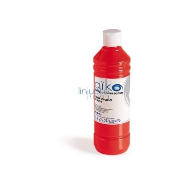 Akriliniai dažai 0,5 l raudoni