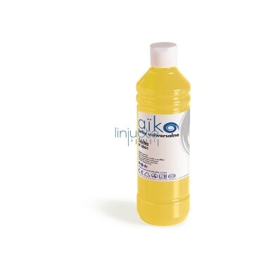 Akriliniai dažai 0,5 l geltoni Akriliniai dažai 0,5 l geltoni