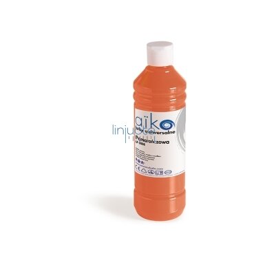Akriliniai dažai 0,5 l oranžiniai Akriliniai dažai 0,5 l oranžiniai