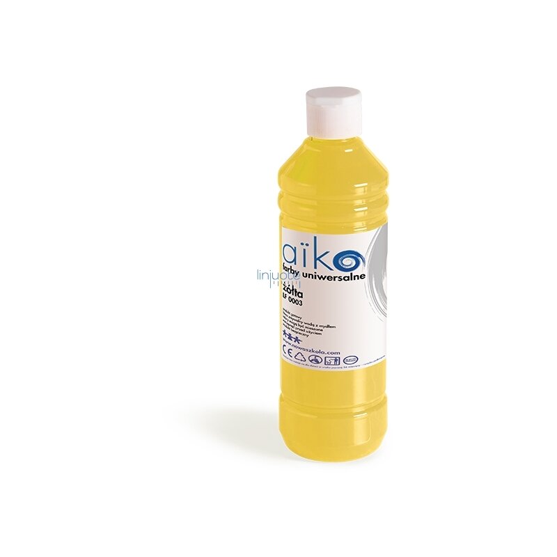 Akriliniai dažai 0,5 l geltoni Akriliniai dažai 0,5 l geltoni