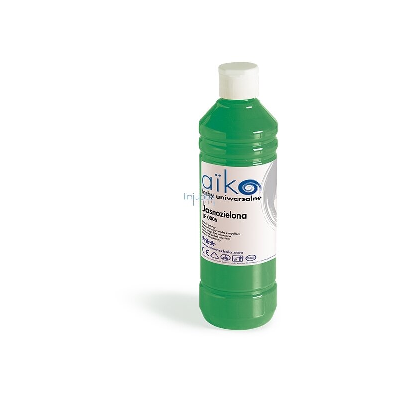 Akriliniai dažai 0,5 l šviesiai žali