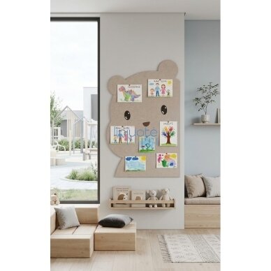 Animuota skelbimų lenta "Meškiukas" 80x120 TMSK0001A
