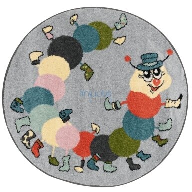APVALUS KILIMAS SKIRTINGŲ DYDŽIŲ „Šimtakojis“, AG544893A
