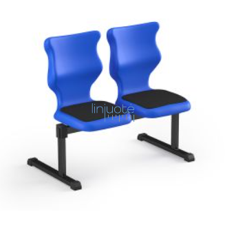 Sertificēts ergonomisks divvietīgs sols ar polsterējumu, dažādās krāsās, izmērs 4–6, BENCHS2 27 Sertificēts ergonomisks divvietīgs sols ar polsterējumu, dažādās krāsās, izmērs 4–6, BENCHS2 27