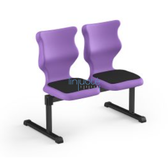 Sertificēts ergonomisks divvietīgs sols ar polsterējumu, dažādās krāsās, izmērs 4–6, BENCHS2 23 Sertificēts ergonomisks divvietīgs sols ar polsterējumu, dažādās krāsās, izmērs 4–6, BENCHS2 23