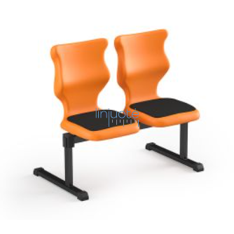 Sertificēts ergonomisks divvietīgs sols ar polsterējumu, dažādās krāsās, izmērs 4–6, BENCHS2 4 Sertificēts ergonomisks divvietīgs sols ar polsterējumu, dažādās krāsās, izmērs 4–6, BENCHS2 4