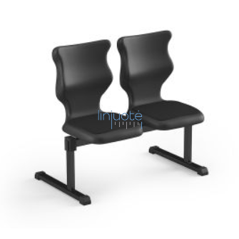 Sertificēts ergonomisks divvietīgs sols ar polsterējumu, dažādās krāsās, izmērs 4–6, BENCHS2 26 Sertificēts ergonomisks divvietīgs sols ar polsterējumu, dažādās krāsās, izmērs 4–6, BENCHS2 26