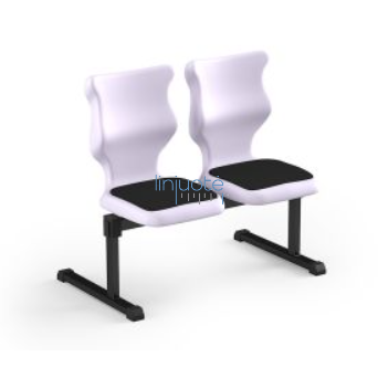 Sertificēts ergonomisks divvietīgs sols ar polsterējumu, dažādās krāsās, izmērs 4–6, BENCHS2 20 Sertificēts ergonomisks divvietīgs sols ar polsterējumu, dažādās krāsās, izmērs 4–6, BENCHS2 20