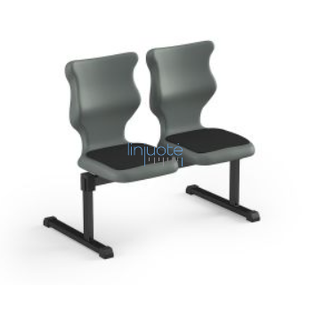 Sertificēts ergonomisks divvietīgs sols ar polsterējumu, dažādās krāsās, izmērs 4–6, BENCHS2 9 Sertificēts ergonomisks divvietīgs sols ar polsterējumu, dažādās krāsās, izmērs 4–6, BENCHS2 9