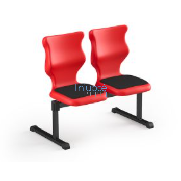 Sertificēts ergonomisks divvietīgs sols ar polsterējumu, dažādās krāsās, izmērs 4–6, BENCHS2 17 Sertificēts ergonomisks divvietīgs sols ar polsterējumu, dažādās krāsās, izmērs 4–6, BENCHS2 17