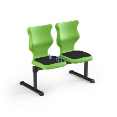 Sertificēts ergonomisks divvietīgs sols ar polsterējumu, dažādās krāsās, izmērs 4–6, BENCHS2 24 Sertificēts ergonomisks divvietīgs sols ar polsterējumu, dažādās krāsās, izmērs 4–6, BENCHS2 24