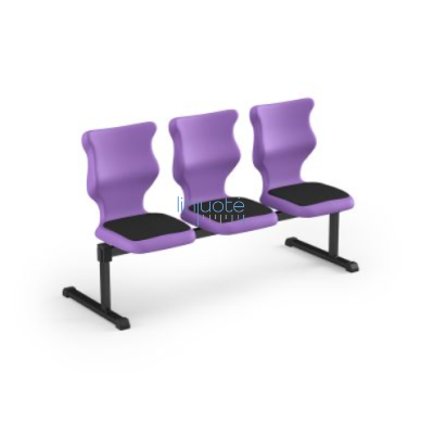 SERTIFICĒTS ERGONOMISKS TRĪSVIETĪGS SOLS AR POLSTERĒJUMU, DAŽĀDAS KRĀSAS, IZMĒRS 4-6, BENCHS3 25 SERTIFICĒTS ERGONOMISKS TRĪSVIETĪGS SOLS AR POLSTERĒJUMU, DAŽĀDAS KRĀSAS, IZMĒRS 4-6, BENCHS3 25