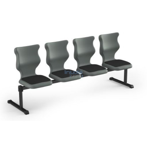 SERTIFICĒTS ERGONOMISKS ČETRVIETĪGS SOLS AR POLSTERĒJUMU, DAŽĀDĀS KRĀSĀS, IZMĒRS 4-6, BENCHS4 25