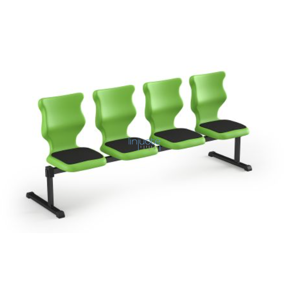 SERTIFICĒTS ERGONOMISKS ČETRVIETĪGS SOLS AR POLSTERĒJUMU, DAŽĀDĀS KRĀSĀS, IZMĒRS 4-6, BENCHS4 36