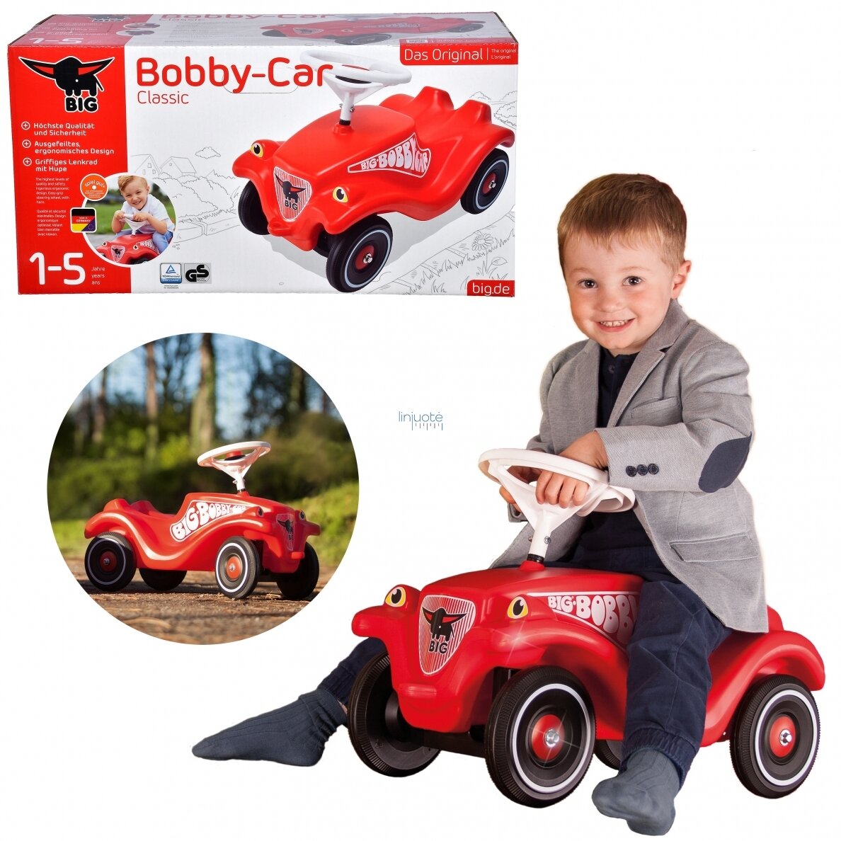 Vaikiškas plastikinis automobilis "Classic", 1303