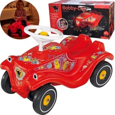 BIG Bobby Car Classic su Klaksonu ir Šviečiantis BIG Bobby Car Classic su Klaksonu ir Šviečiantis
