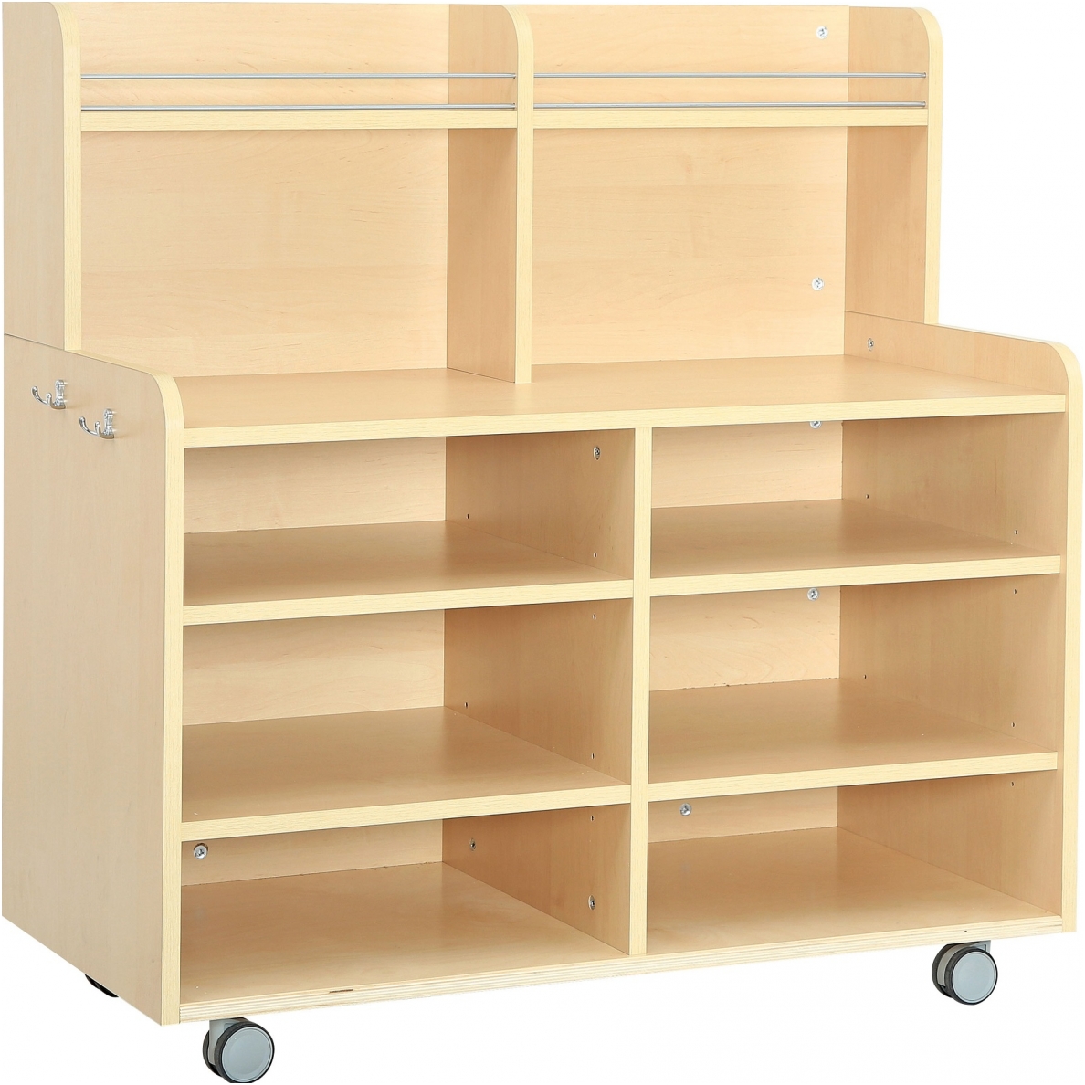 Skapis uz riteņiem, bez durvīm GM 092742 1 Skapis uz riteņiem, bez durvīm GM 092742 1