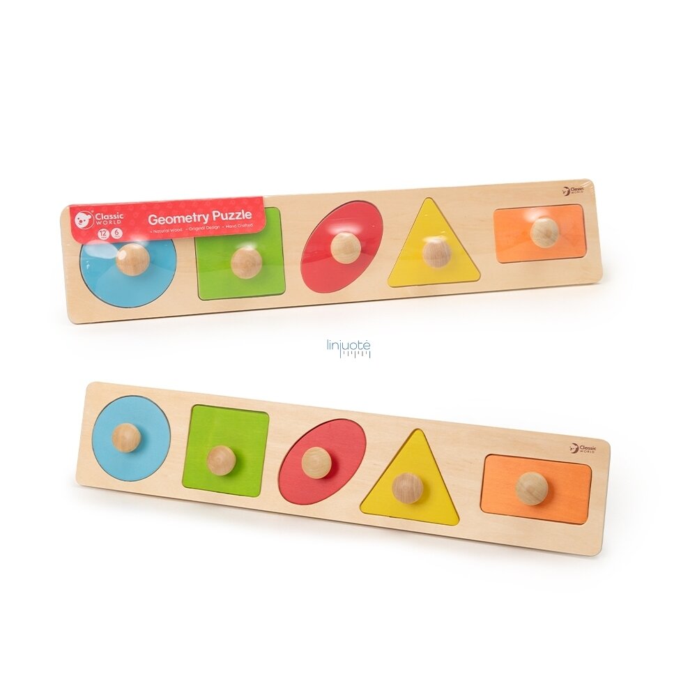 CLASSIC WORLD MONTESSORI DĖLIONĖ VAIKAMS, SKIRTA MOKYTIS FORMŲ FIGŪROS SPALVOS 7 EL., CW3644 2 CLASSIC WORLD MONTESSORI DĖLIONĖ VAIKAMS, SKIRTA MOKYTIS FORMŲ FIGŪROS SPALVOS 7 EL., CW3644 2