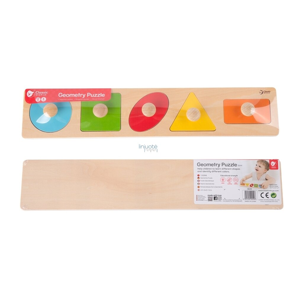 CLASSIC WORLD MONTESSORI DĖLIONĖ VAIKAMS, SKIRTA MOKYTIS FORMŲ FIGŪROS SPALVOS 7 EL., CW3644 5 CLASSIC WORLD MONTESSORI DĖLIONĖ VAIKAMS, SKIRTA MOKYTIS FORMŲ FIGŪROS SPALVOS 7 EL., CW3644 5