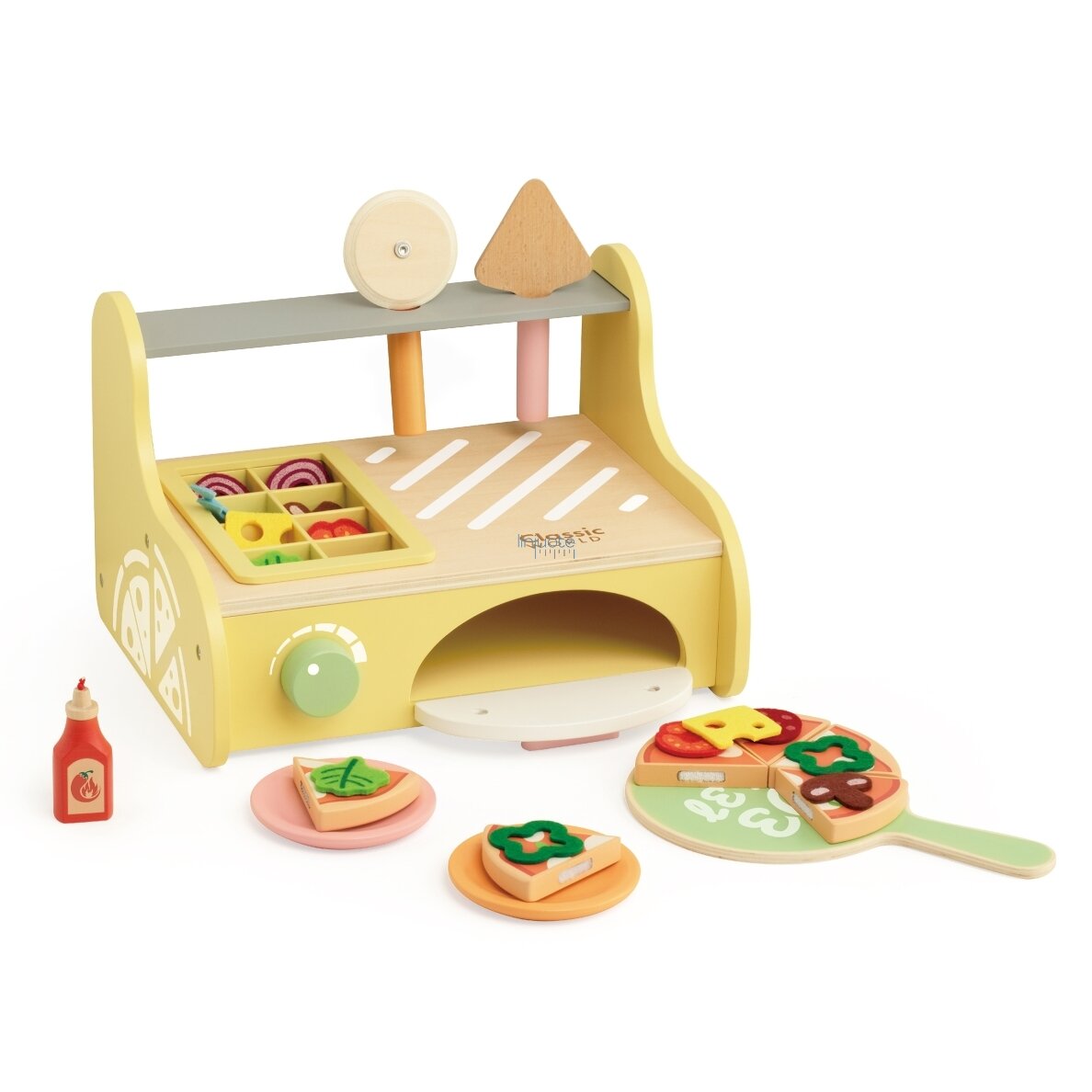 CLASSIC WORLD MEDINĖ PICOS KEPTUVĖ OVEN PIZZA 3+ FSC, CW50590 5 CLASSIC WORLD MEDINĖ PICOS KEPTUVĖ OVEN PIZZA 3+ FSC, CW50590 5