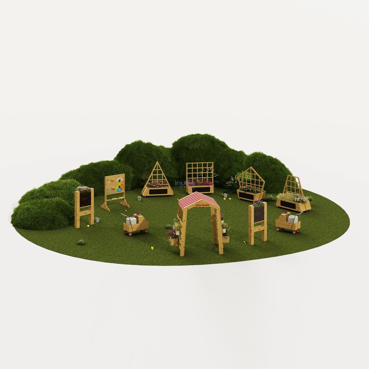 CLASSIC WORLD EDU MEDINIAI SODO VARTAI - PERGOLA GĖLYNAS, CW70253 1