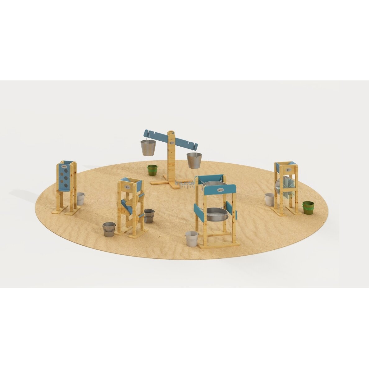 CLASSIC WORLD EDU PUSIAUSVYROS SVARSTYKLĖS SMĖLIO DĖŽEI, CW70258 4