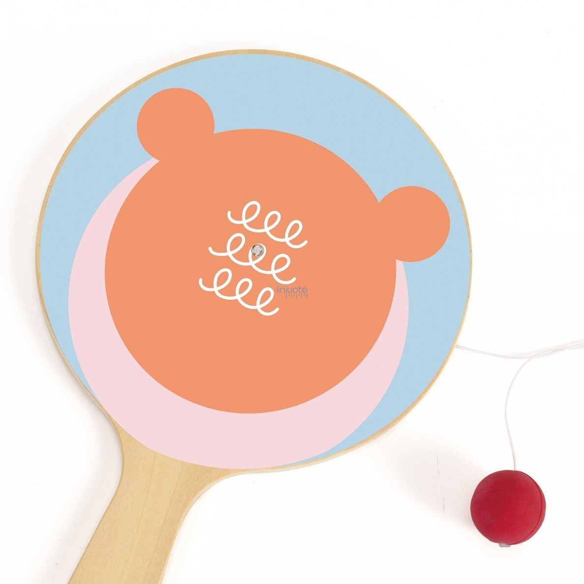 CLASSIC WORLD ARKADINIS ŽAIDIMAS "MEDINĖ RAKETĖ SU KAMUOLIUKU", CW20191 5 CLASSIC WORLD ARKADINIS ŽAIDIMAS "MEDINĖ RAKETĖ SU KAMUOLIUKU", CW20191 5