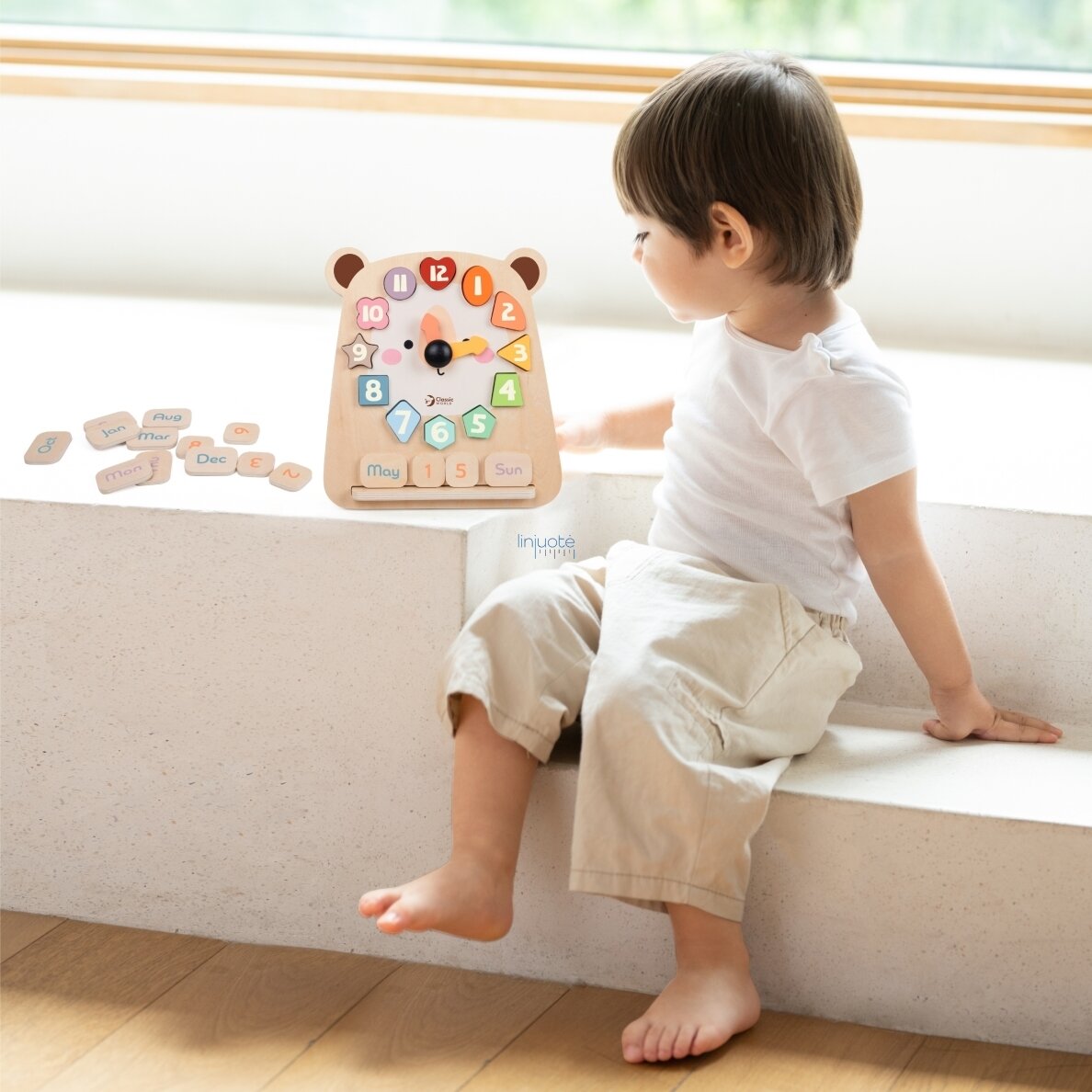 CLASSIC WORLD LAIKRODIS MEŠKIS MONTESSORI EDUKACINIS 3V1 MOKYMASIS LAIKO, SKAIČIAVIMO IR DATŲ, CW20277 1 CLASSIC WORLD LAIKRODIS MEŠKIS MONTESSORI EDUKACINIS 3V1 MOKYMASIS LAIKO, SKAIČIAVIMO IR DATŲ, CW20277 1