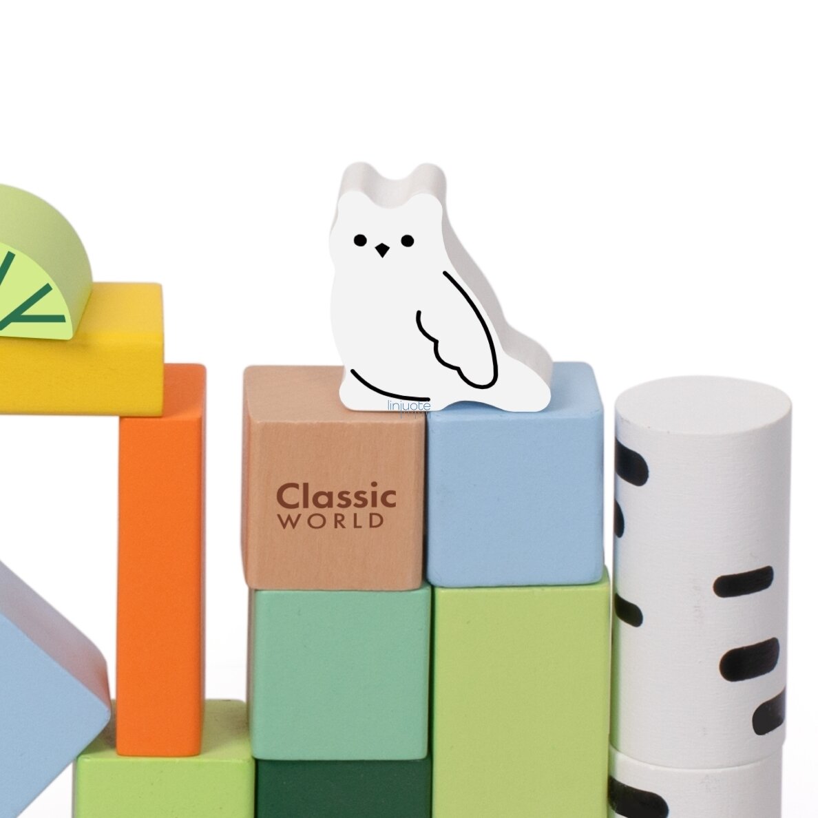CLASSIC WORLD MEDINIŲ KALADĖLIŲ MIŠKO PASAULIS RINKINYS 50 EL., CW20272 4 CLASSIC WORLD MEDINIŲ KALADĖLIŲ MIŠKO PASAULIS RINKINYS 50 EL., CW20272 4