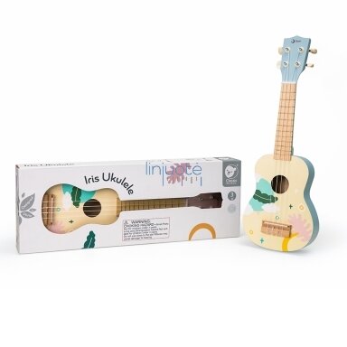 CLASSIC WORLD MEDINĖ UKULELĖ, VAIKIŠKA GITARA, MĖLYNA, CW40560 CLASSIC WORLD MEDINĖ UKULELĖ, VAIKIŠKA GITARA, MĖLYNA, CW40560