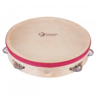 MEDINIS TAMBURINAS, 25 CM, CW40514 MEDINIS TAMBURINAS, 25 CM, CW40514
