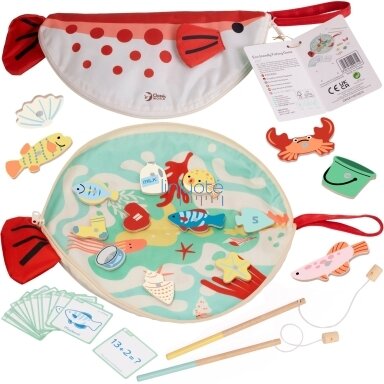CLASSIC WORLD EDUKACINIS ŽAIDIMAS ŽVEJYBA SU MAGNETAIS IR SKAIČIAVIMO MOKYMOSI KORTELĖMIS, CW20271 CLASSIC WORLD EDUKACINIS ŽAIDIMAS ŽVEJYBA SU MAGNETAIS IR SKAIČIAVIMO MOKYMOSI KORTELĖMIS, CW20271