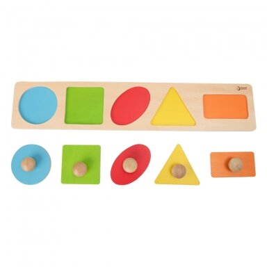 CLASSIC WORLD MONTESSORI DĖLIONĖ VAIKAMS, SKIRTA MOKYTIS FORMŲ FIGŪROS SPALVOS 7 EL., CW3644 CLASSIC WORLD MONTESSORI DĖLIONĖ VAIKAMS, SKIRTA MOKYTIS FORMŲ FIGŪROS SPALVOS 7 EL., CW3644
