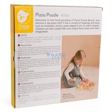 CLASSIC WORLD MEDINĖ PICOS PJAUSTYMO DĖLIONĖ DARŽOVĖS 22 EL., CW40066 11