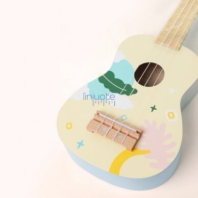 CLASSIC WORLD MEDINĖ UKULELĖ, VAIKIŠKA GITARA, MĖLYNA, CW40560 3 CLASSIC WORLD MEDINĖ UKULELĖ, VAIKIŠKA GITARA, MĖLYNA, CW40560 3
