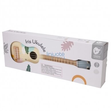CLASSIC WORLD MEDINĖ UKULELĖ, VAIKIŠKA GITARA, MĖLYNA, CW40560 8 CLASSIC WORLD MEDINĖ UKULELĖ, VAIKIŠKA GITARA, MĖLYNA, CW40560 8