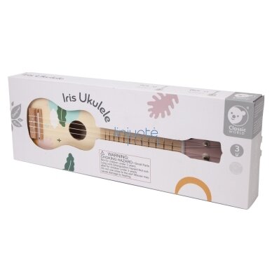 CLASSIC WORLD MEDINĖ VAIKŲ GITARA ROŽINĖ, CW40563 5 CLASSIC WORLD MEDINĖ VAIKŲ GITARA ROŽINĖ, CW40563 5